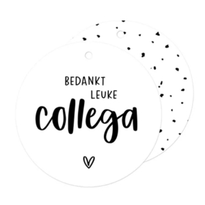 Cadeaulabels | Bedankt collega